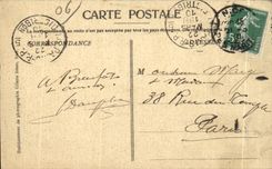 CPA Nice Jardins des Palmiers et Avenue Massena