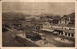 CPA Cote D Azur Nice (Alpes Maritimes) La Place Massens