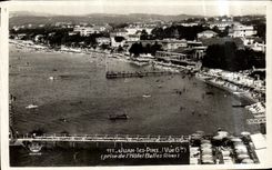CPA Juan les Pins prise de I Hotel Belles Rives