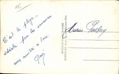 CPA Juan les Pins prise de I Hotel Belles Rives