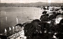 CPA Juan Les Pins Vue generale de la Bale