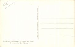 CPA Juan Les Pins Las Pinede et la Plage Cpllection la Cote 