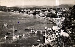 CPA Juan les Pins Vue Generale sur les Plages