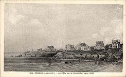 CPA Pornic La Cote de la Corniche vers 1860