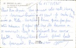 CPA Pornic Le Chateu et la promenade du petit Nice
