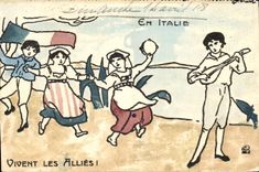 CPA In Italy Vivent Combine Them Italia Militaria