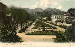 CPA Menton Les Jardins