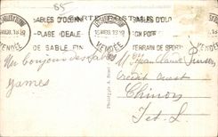 CPA enarena Olonne la opinion de Vendee de la playa