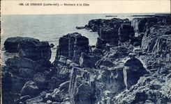 CPA Croisic the Loire inf Rocks with the Dimension