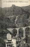 CPA Ligne du Sud de la France Viaduc du Loup Cascade du Canal