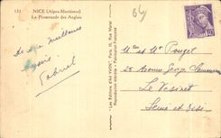 CPA Nice the Alps Maritime the Walk of the English