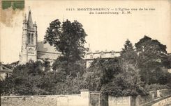 CPA Montmorency Church Seen of the street of Luxembourg