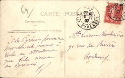 CPA Souvenir of the Pyrenees Pau Child Folklore Costume