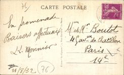 CPA Le Havre boulevard Alberts 1er Publicite Duco