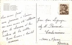 CPA Venezia Panorama E gondola Panorama and gondola Panorama and gondole Panorama und gondola Panorama there gondola