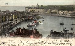 CPA Dieppe el Thames adentro antes de los barcos portuarios