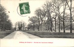 Castillo de CPA de las ruinas de Chaalis de la abadia vieja