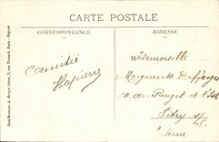 Castillo de CPA de las ruinas de Chaalis de la abadia vieja