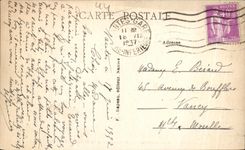 CPA Nantes Course Saint Pierre Monument das Combattents 1870-1871