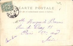 CPA Nantes the Graslin Theater and the Street Grebillon