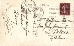 CPA Nantes the Place of Marechat foch taken Cathedral