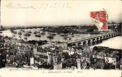 CPA Bordeaux La Rade Bateaux