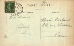 CPA Environs de Nice St Jean Cap Ferrat Vue generale Avec Pointe de St Houplace