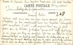 CPA Vichy Street of Nimes seen from of the Four Ways