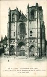 CPA Nantes the Cathedral Saint Pierre the Prince Francois duke of Brelagne posed the first of it hones it