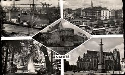CPA Nantes the Port Places Trade the Castle of the Dukes