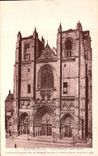 CPA Nantes the Cathedral Saint Pierre Prince Francois Duc of Brittany posed the first stone of them