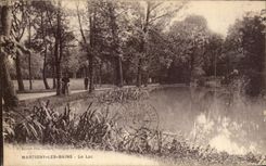 CPA Martigny Les Bains Le lac