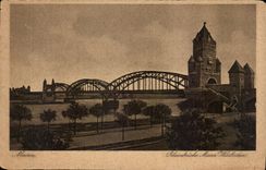 CPA Mainz Rheinbrucke Mainz Wiesbaden