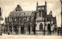 Iglesia de Notre Dame Notre Dame de la iglesia de CPA Louviers