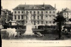 CPA Tours Old Town hall and the Rabelais Public garden