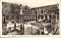 CPA Rouen Law courts seen Together of the Street in Juits