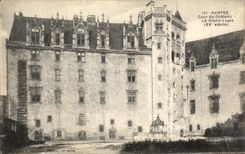 CPA Nantes Court of the Castle the Large Home