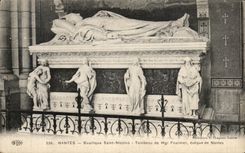 CPA Nantes Basilica Saint Nicolas Tomb