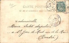 CPA Nantes Staircase Of the Hundred Markets