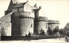 CPA Nantes Tours of the Castle