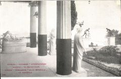 CPA Greece Greece Corfou Achilleion imperial Villa the peristyle
