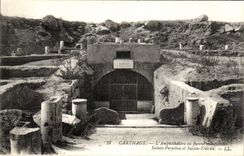 CPA Tunisie Carthage L Amphitheatre ou furent marlyrisees Sainte Perpetue et Sainte Felicite