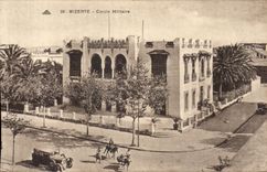 CPA Tunisie Bizerte Cercle Militaire Militaria