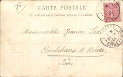 CPA Le Havre Touraine evolving/moving in I before port Boat Steamer