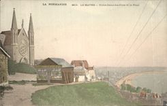 CPA Normandia Notre Dame Le Havre de Flote y de la playa