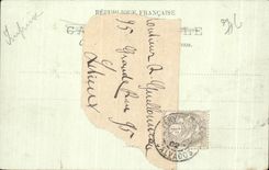 Faro vago del faro del efecto de CPA Le Havre