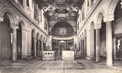 CPA Roma Interno della Chiesa di S Clemente