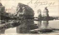 CPA Environs De Royan Ensemble de rochers isoles