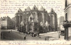 CPA Lille Apse of Church Saint Maurice