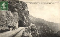 CPA Saut des Francais a Duranus Vallee de la Vesubie Excursion a de Nice Automobile
